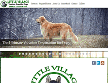 Tablet Screenshot of littlevillageresort.com